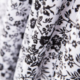 Crêpe Floral Fond Blanc - Ribes y Casals