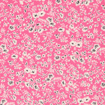 Crêpe Floral Fond Rose - Ribes y Casals