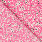 Crêpe Floral Fond Rose - Ribes y Casals