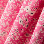 Crêpe Floral Fond Rose - Ribes y Casals