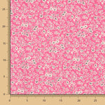 Crêpe Floral Fond Rose - Ribes y Casals