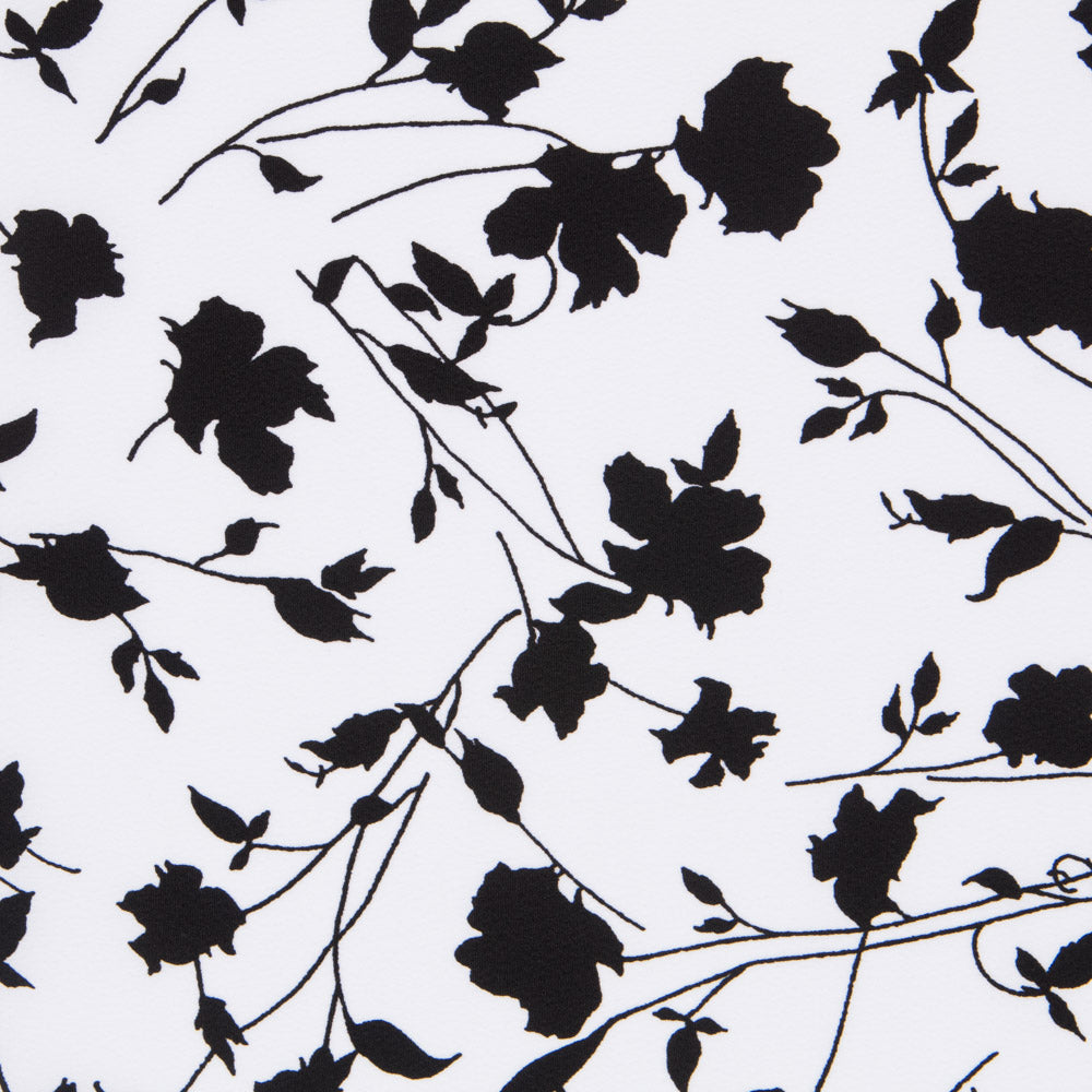 Crêpe Floral Maxi Blanc - Ribes y Casals