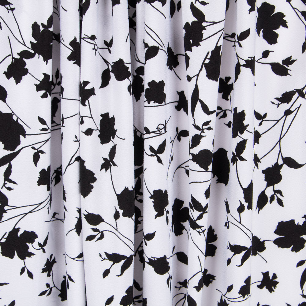 Crêpe Floral Maxi Blanc - Ribes y Casals