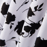 Crêpe Floral Maxi Blanc - Ribes y Casals