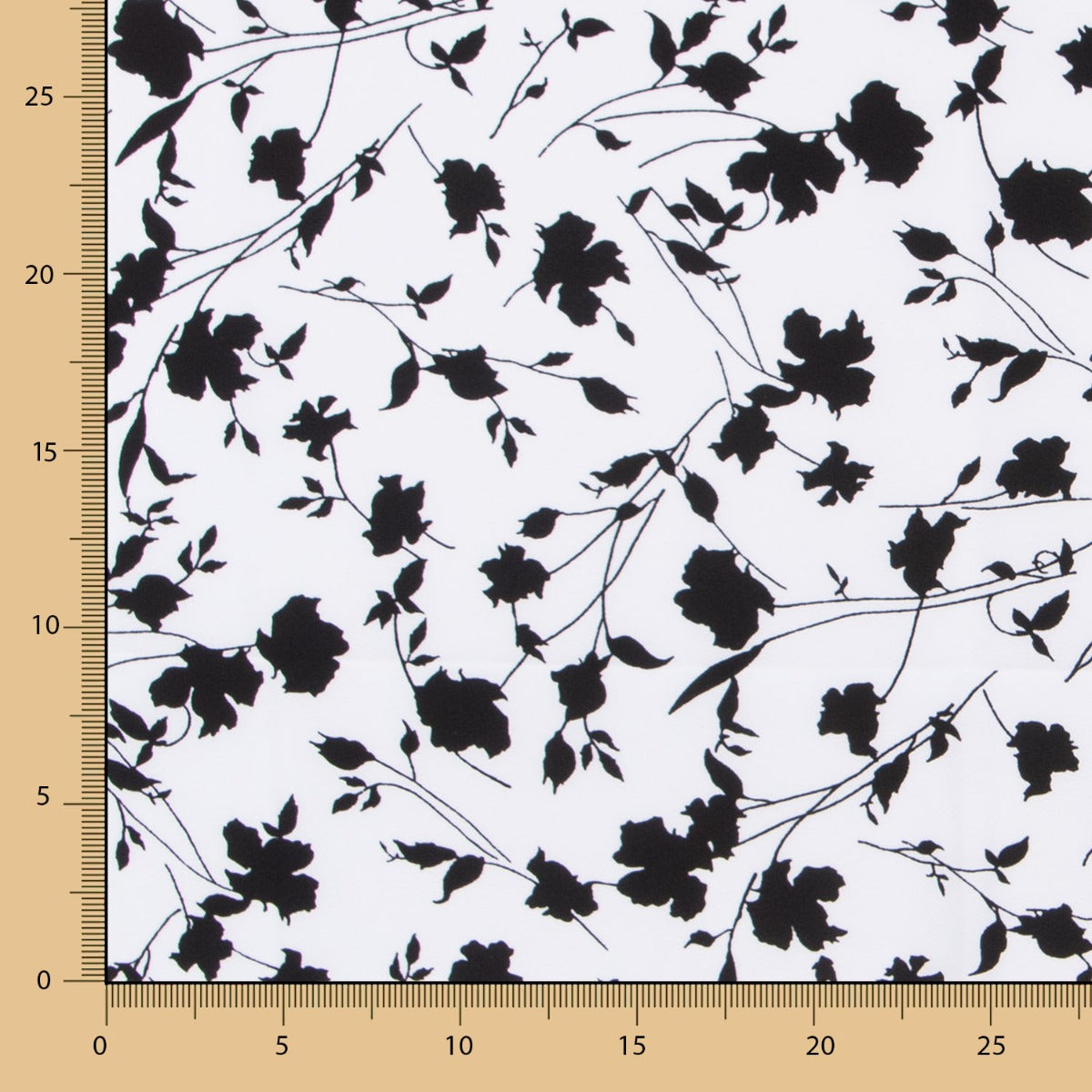 Crêpe Floral Maxi Blanc - Ribes y Casals