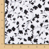 Crêpe Floral Maxi Blanc - Ribes y Casals