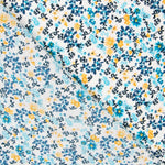 Crêpe Floral Tropical Bleu - Ribes y Casals
