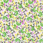 Crêpe Floral Tropical Vert - Ribes y Casals