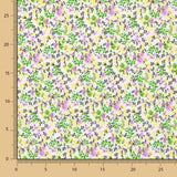 Crêpe Floral Tropical Vert - Ribes y Casals