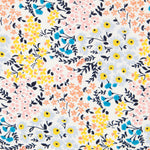 Crêpe Fleurs Forêt Blanc - Ribes y Casals