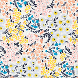 Crêpe Fleurs Forêt Blanc - Ribes y Casals