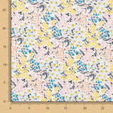 Crêpe Fleurs Forêt Blanc - Ribes y Casals