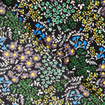 Crêpe Fleurs Forêt Noir - Ribes y Casals