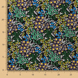 Crêpe Fleurs Forêt Noir - Ribes y Casals