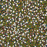 Crêpe Fleurs Sauvages Bleu Marine - Ribes y Casals