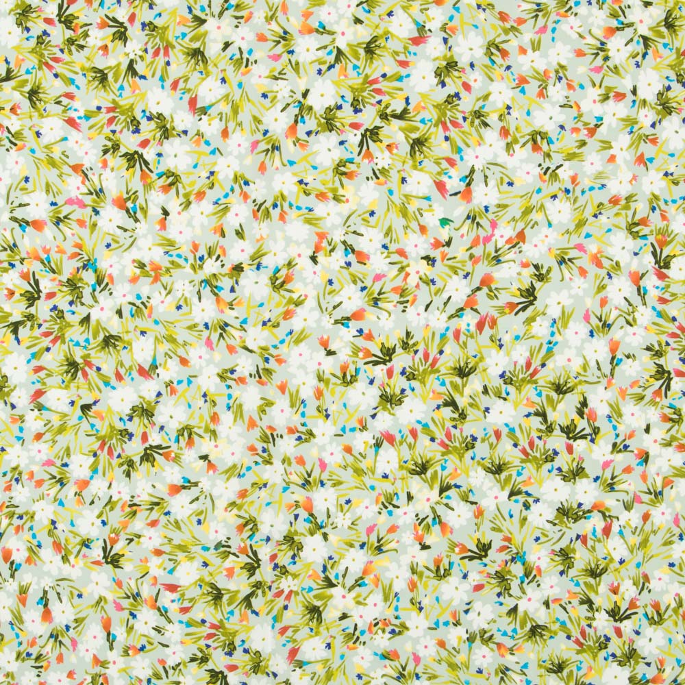 Crêpe Fleurs Sauvages Glace - Ribes y Casals