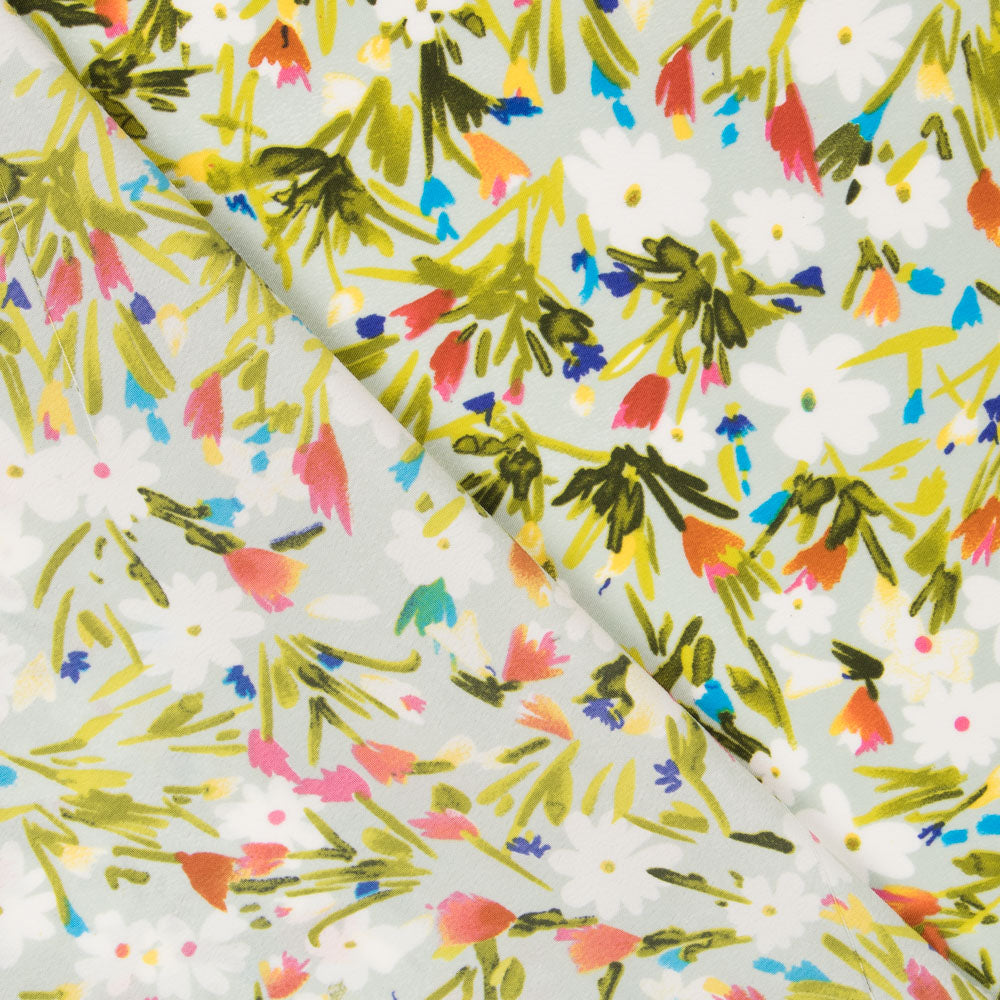 Crêpe Fleurs Sauvages Glace - Ribes y Casals