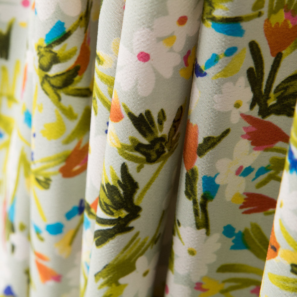 Crêpe Fleurs Sauvages Glace - Ribes y Casals