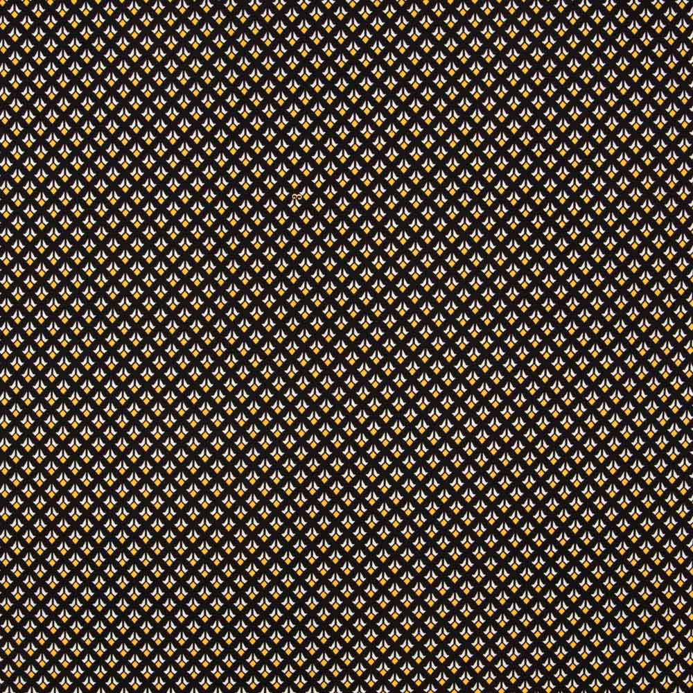 Crêpe Géométrique Blasons Jaune - Ribes y Casals