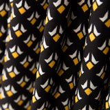 Crêpe Géométrique Blasons Jaune - Ribes y Casals