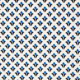 Crêpe Géométrique Blasons Bleu - Ribes y Casals