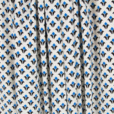 Crêpe Géométrique Blasons Bleu - Ribes y Casals