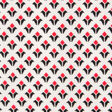 Crêpe Géométrique Blasons Rouge - Ribes y Casals