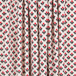 Crêpe Géométrique Blasons Rouge - Ribes y Casals