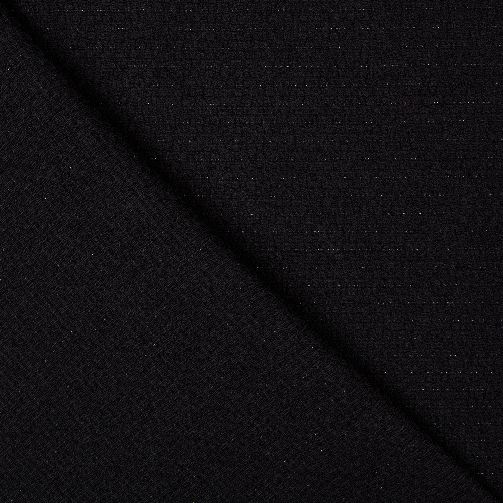 Retal Crepe Grueso Destellos Plata 90x140 cm - Ribes y Casals