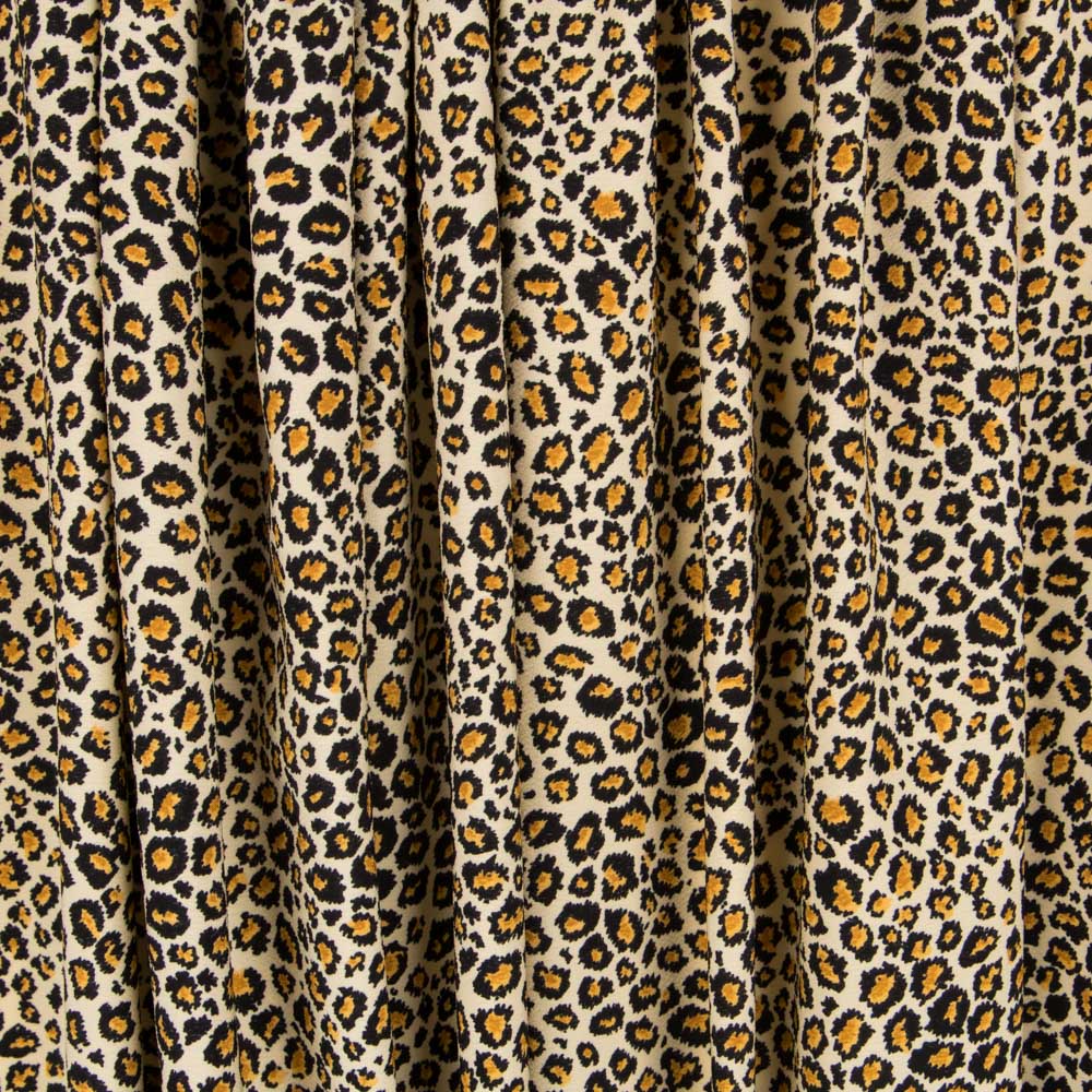 Crêpe Léopard Écru - Ribes y Casals