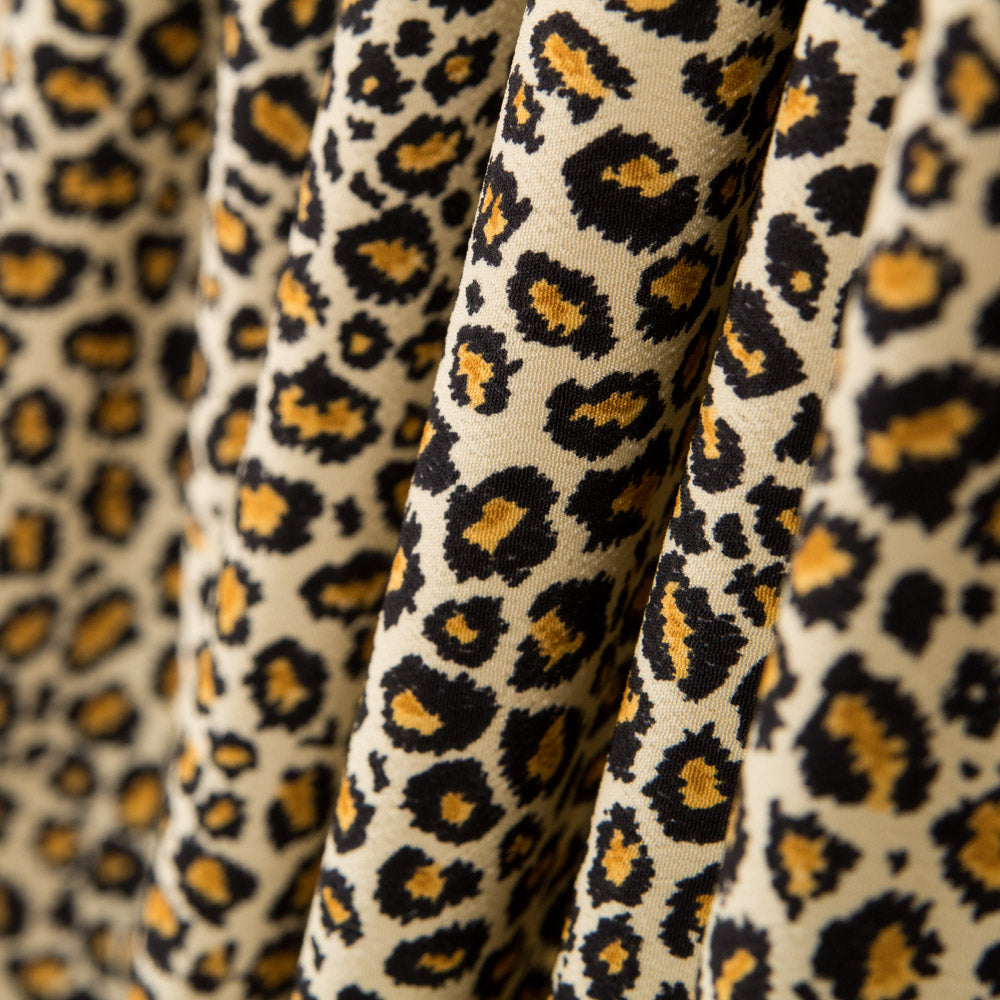 Crêpe Léopard Écru - Ribes y Casals