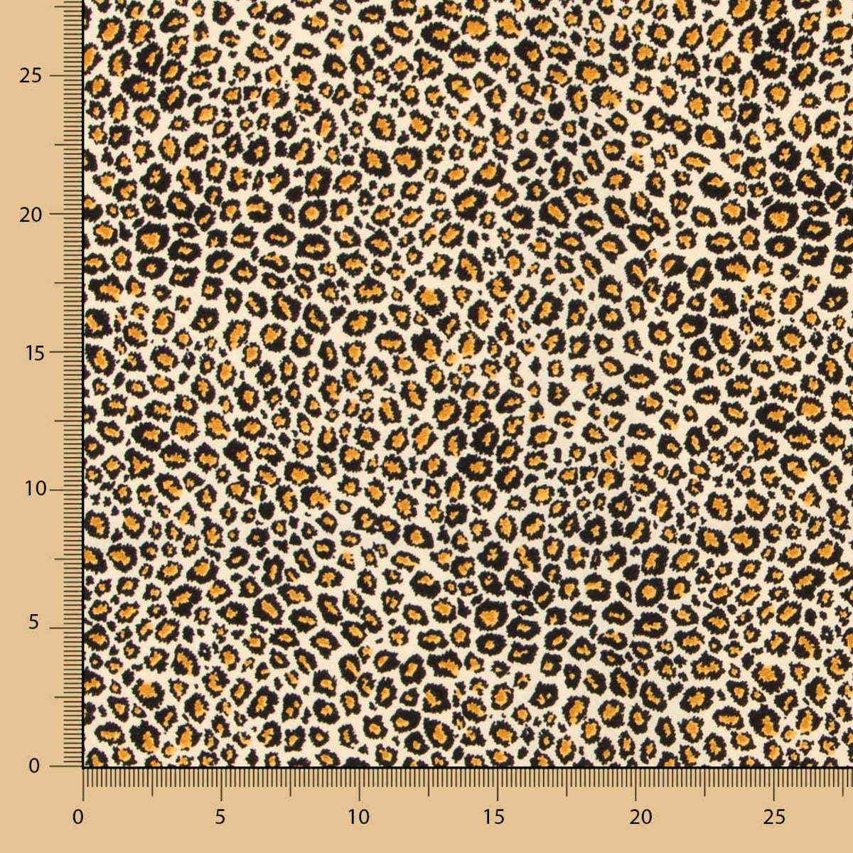 Crêpe Léopard Écru - Ribes y Casals