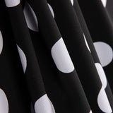 Crepe à Pois Blanc 33mm Noir - Ribes y Casals