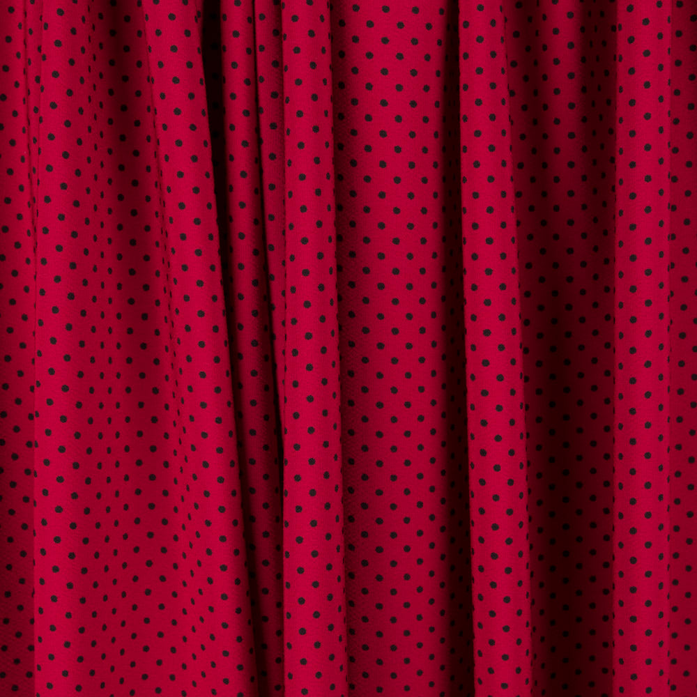 Crêpe Mini Pois Grenat - Ribes y Casals