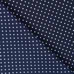 Crêpe Mini Pois Bleu Marine - Ribes y Casals