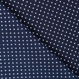 Crêpe Mini Pois Bleu Marine - Ribes y Casals