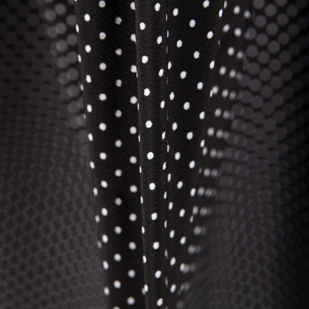 Crêpe Mini Pois Noir - Ribes y Casals