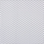 Crêpe Pois Noir Fond Blanc - Ribes y Casals