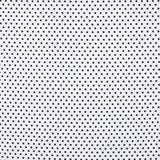 Crêpe Pois Noir Fond Blanc - Ribes y Casals