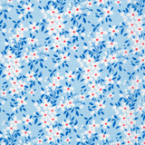 Crêpe Marguerites Bleu Ciel - Ribes y Casals