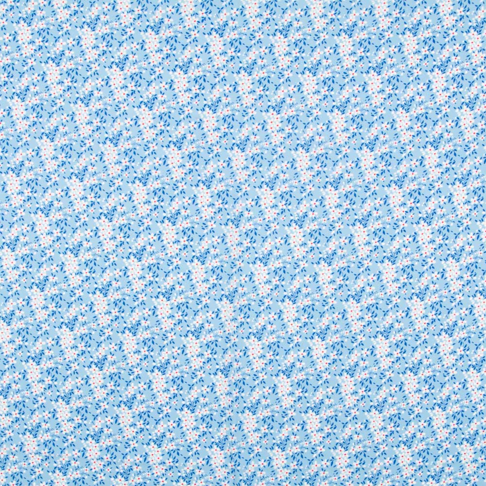 Crêpe Marguerites Bleu Ciel - Ribes y Casals