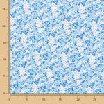 Crêpe Marguerites Bleu Ciel - Ribes y Casals