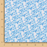 Crêpe Marguerites Bleu Ciel - Ribes y Casals