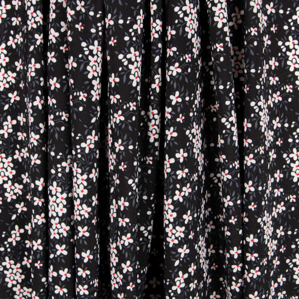 Crêpe Marguerites Noir - Ribes y Casals