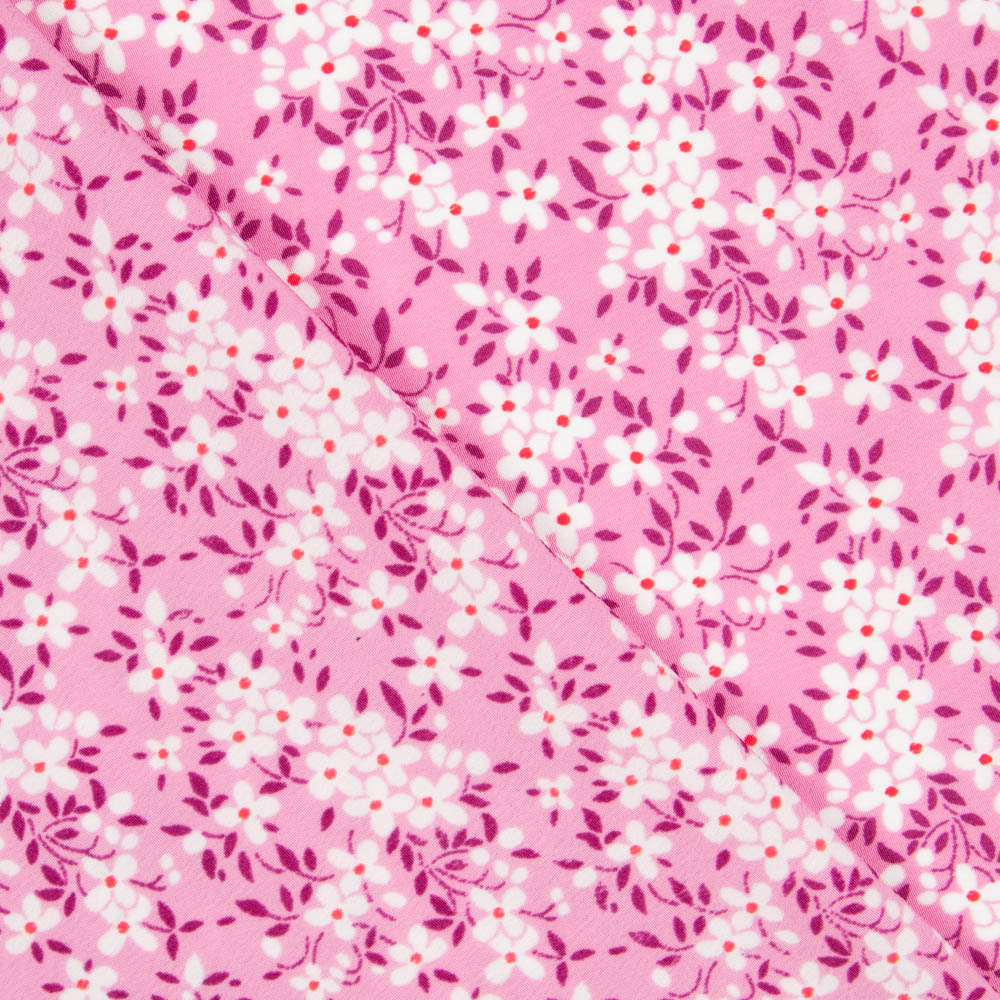 Crêpe Marguerites Rose - Ribes y Casals