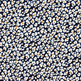 Crêpe Marrocain Léopard Ocre - Ribes y Casals