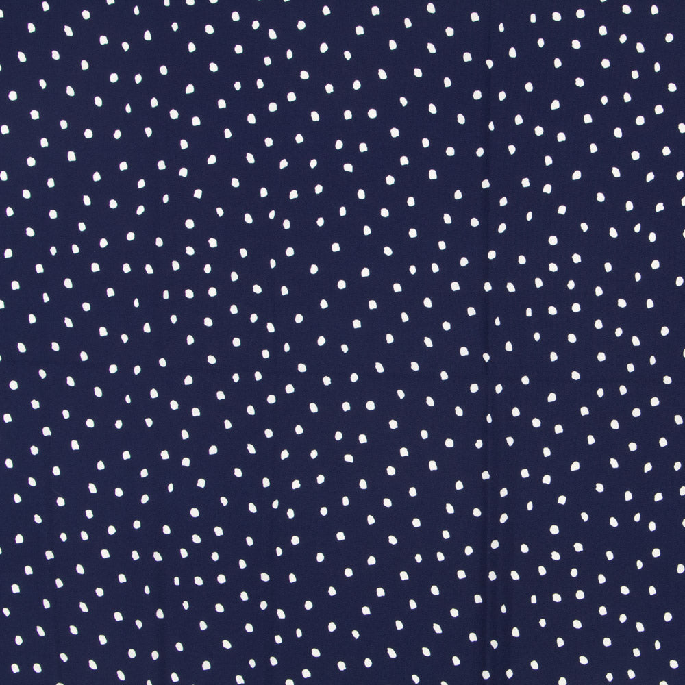 Crêpe Taches Bleu Nuit - Ribes y Casals