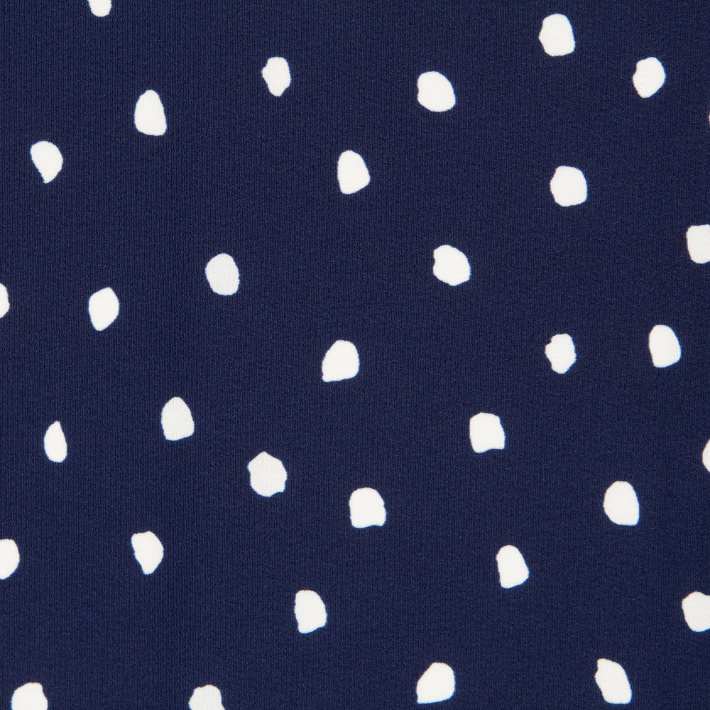 Crêpe Taches Bleu Nuit - Ribes y Casals