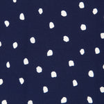 Crêpe Taches Bleu Nuit - Ribes y Casals