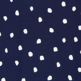 Crêpe Taches Bleu Nuit - Ribes y Casals